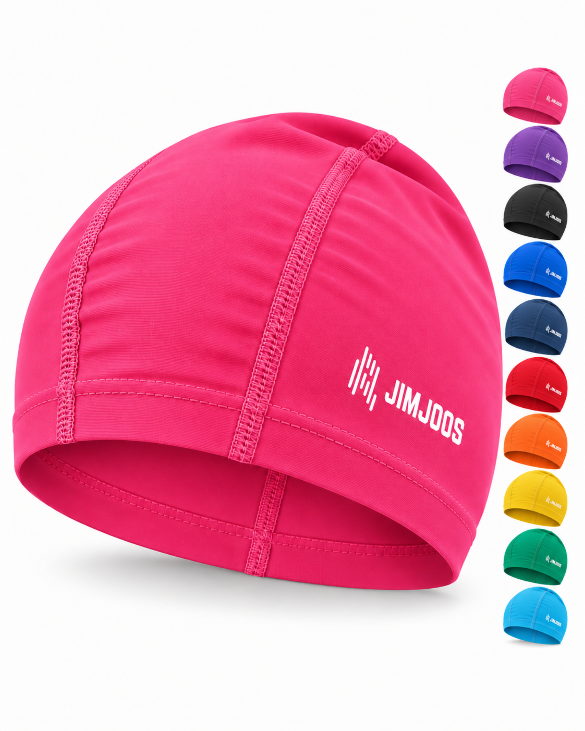 JIMJOOS children's fabric swimming caps