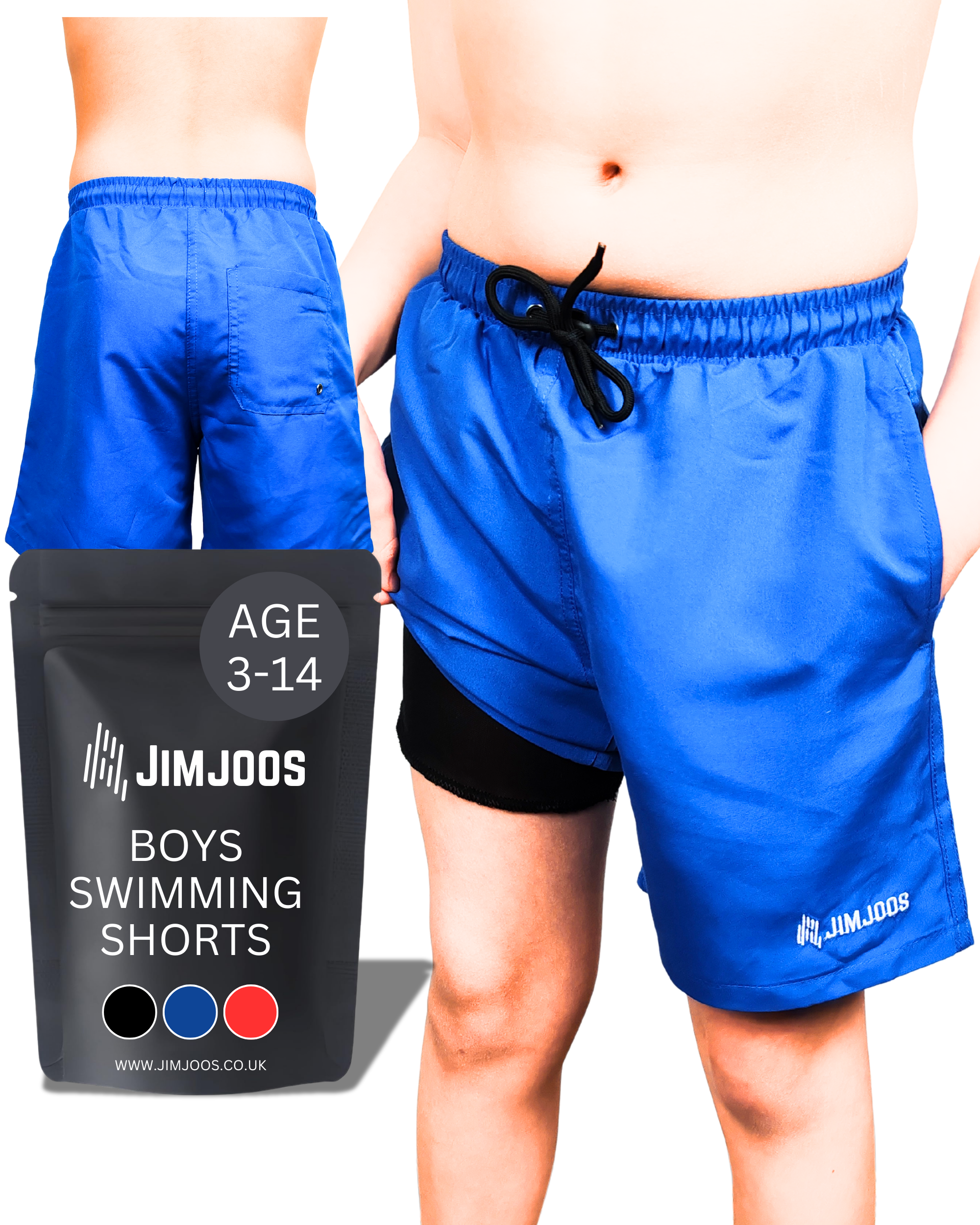 JIMJOOS boys swim shorts
